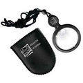 Light Up Magnifier with Lanyard & Pouch (Dual Power 3x & 8x - LED)
